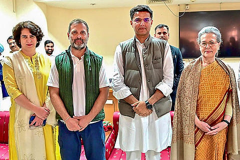 RS polls: Sonia Gandhi at Rajasthan Assembly