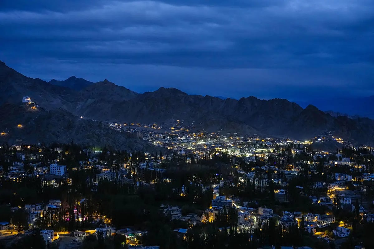 AP : The view of Ladakh.
