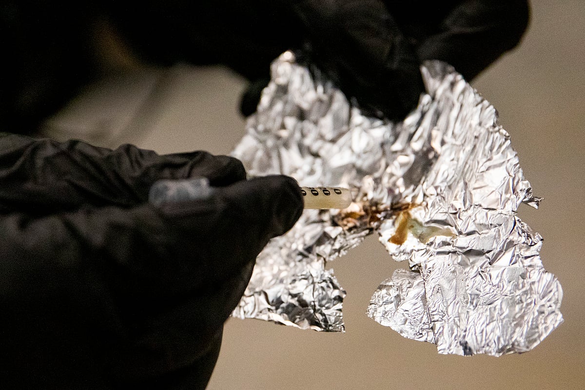 Jessica Christian/AP : Smoking Drugs Kills More People In US Than Injecting Them
