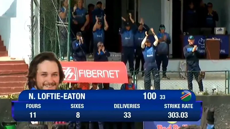 Screengrab (X | CricketNamibia1)