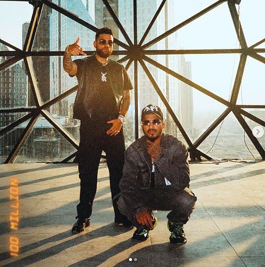 Instagram : Divine And Karan Aujla