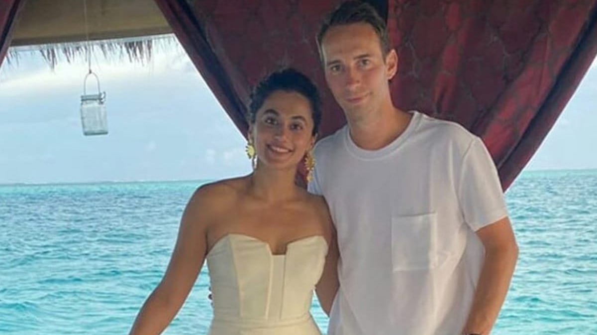 Instagram : Taapsee Pannu with Mathias Boe