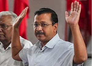PTI Photo : Delhi Chief Minister Arvind Kejriwal