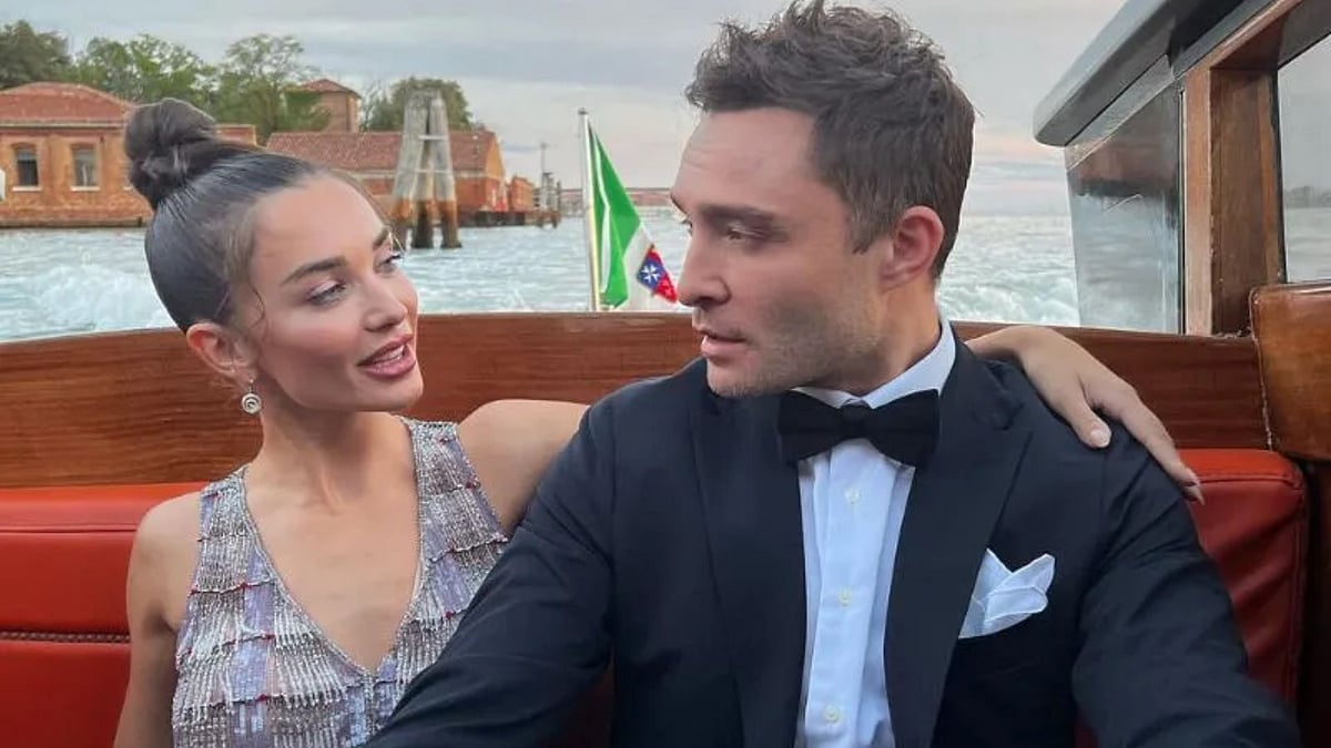 X : Amy Jackson and Ed Westwick