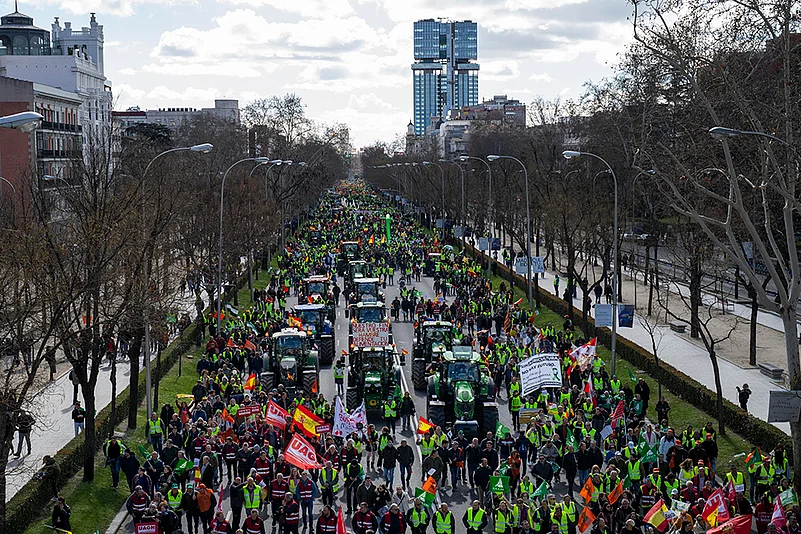Spain Farmers Protest