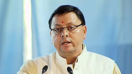 PTI : Uttarakhand Chief Minister Pushkar Singh Dhami.