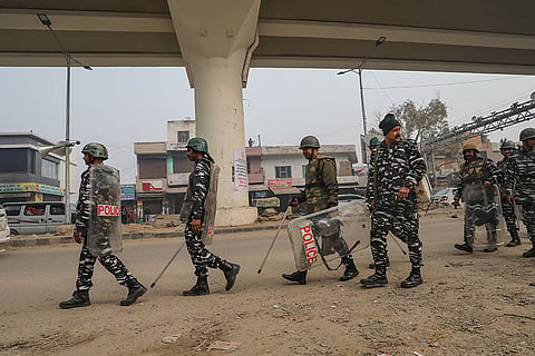 Farmers' march: Security at Tikri border