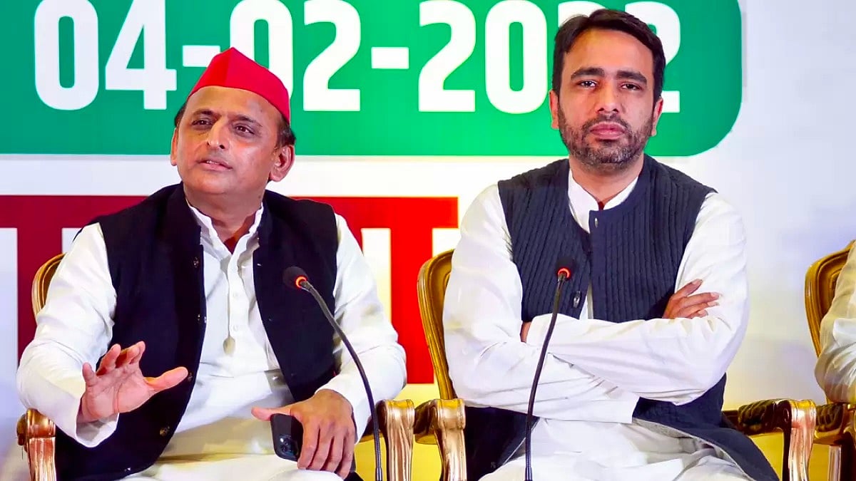 Samajwadi Party (SP) chief Akhilesh Yadav and Rashtriya Lok Dal (RLD) chief Jayant Singh