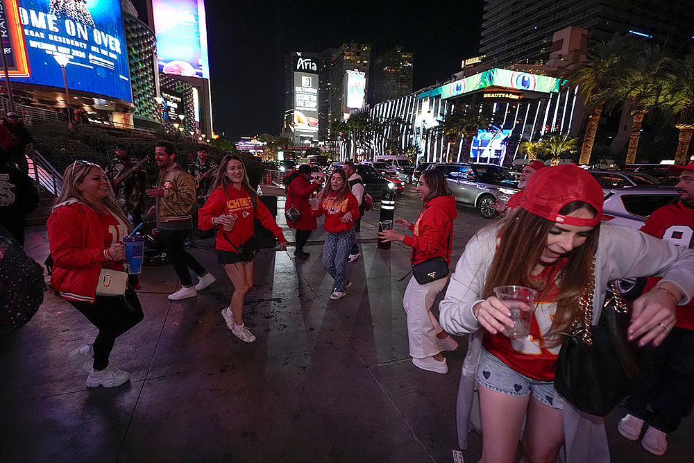 Super Bowl Football: Kansas City Chiefs Fans