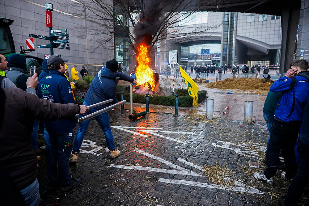Europe Farmers Protests 