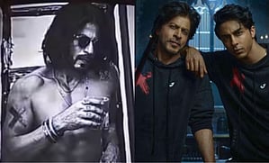 IANS : Shah Rukh Khan with Aryan Khan