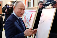 Alexander Kazakov, Sputnik, Kremlin Pool Photo via AP : Russian President Vladimir Putin is counting on the West's support of Ukraine to wane to win the war.