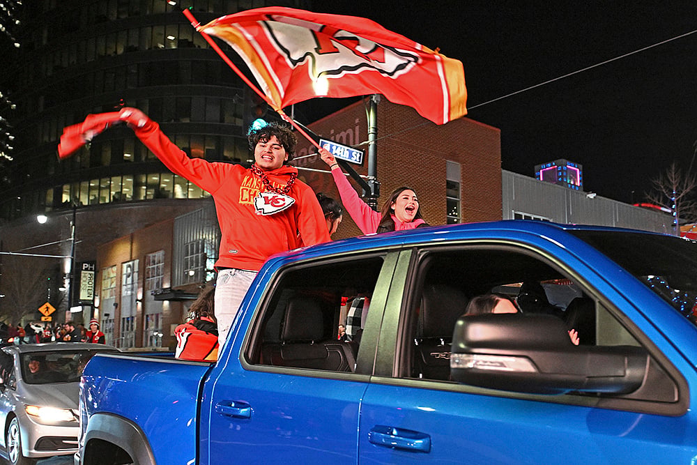 Super Bowl Football: Kansas City Chiefs Fans