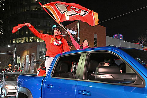 Super Bowl Football: Kansas City Chiefs Fans