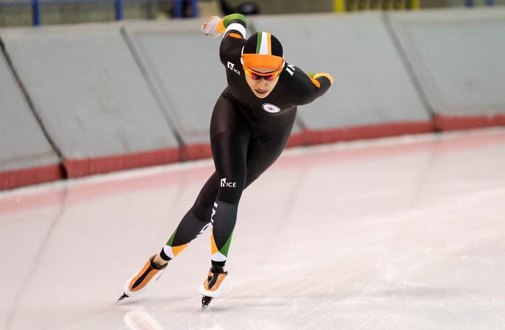 Photo: SAI : Shruti Kotwal, 32, is India’s first professional ice speed skater.
