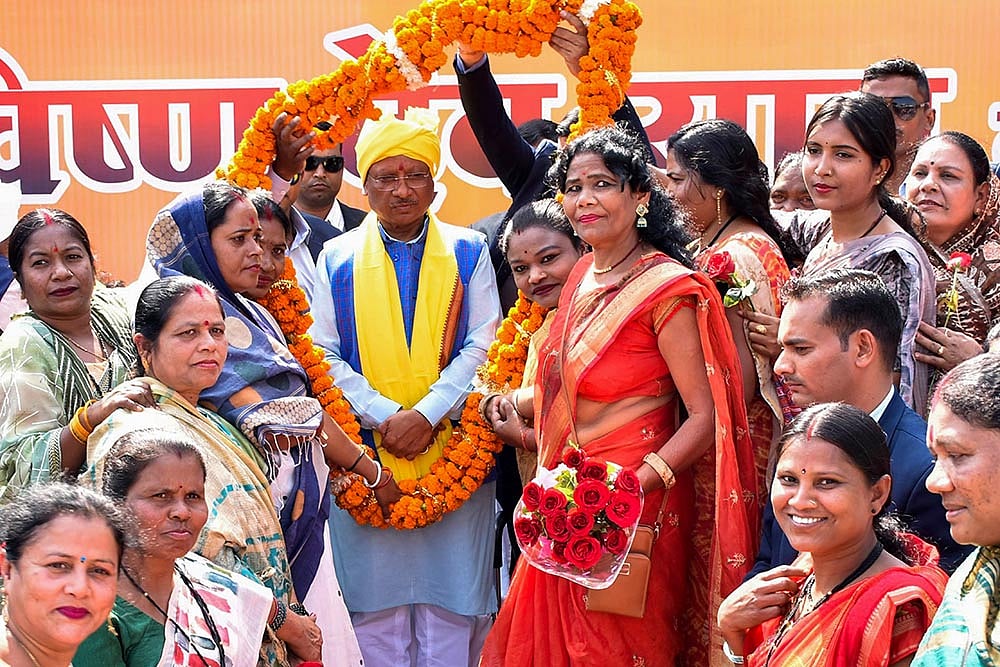CM Vishnu Deo Sai at inauguration of various projects