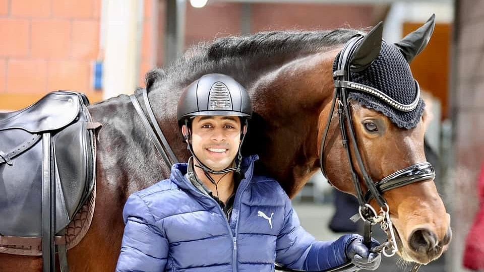 At the Hangzhou Asian Games, Anush Agarwalla rode Astride Etro and won a bronze medal for India. - X (Anush Agarwalla)