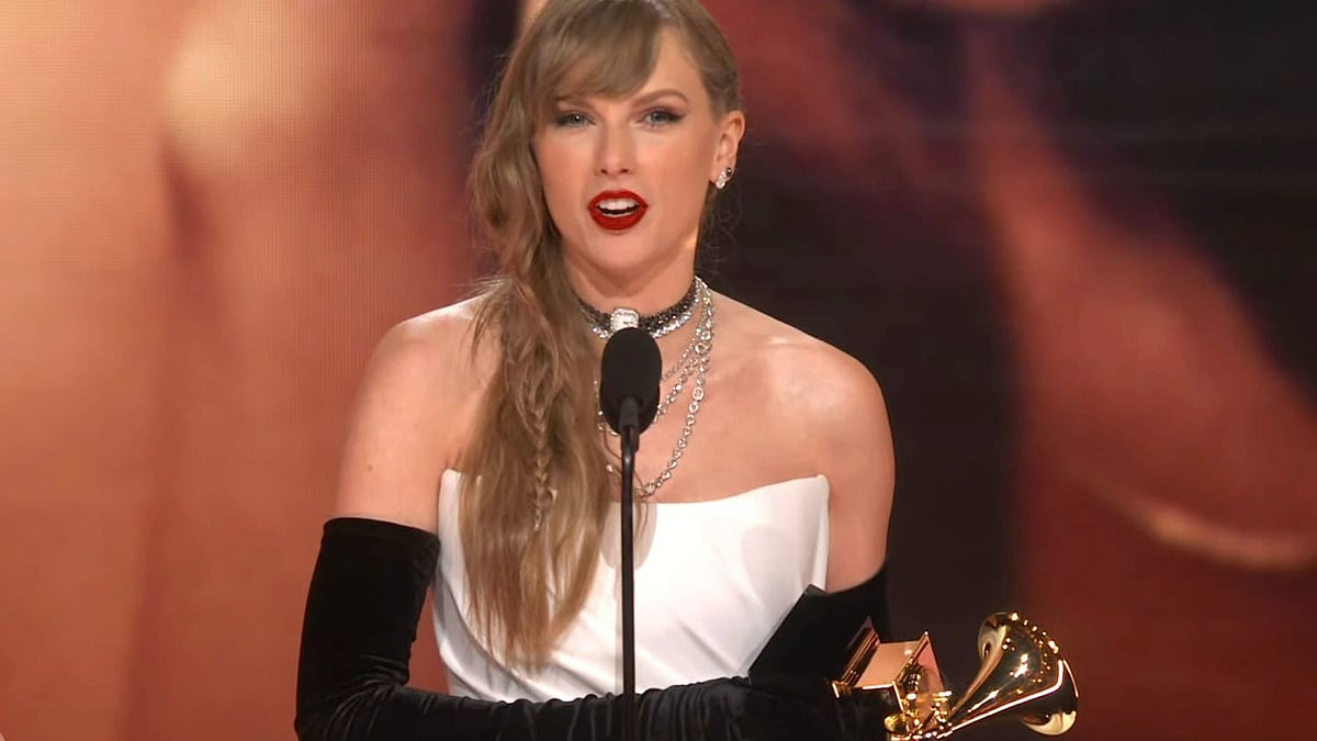 CBS : Taylor Swift at Grammys 2024