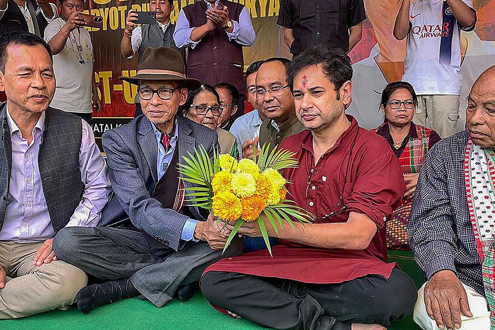 Tipra Mothas Pradyot Kishore Debbarma in West Tripura