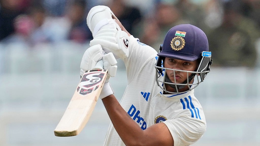 India's Yashasvi Jaiswal has amassed over 600 runs in the four Test matches so far. - AP/Ajit Solanki