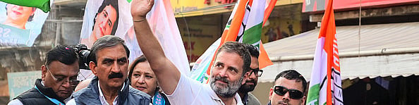 Getty Images : Rahul Gandhi accused the BJP-led Centre of not creating enough jobs for the Dalits