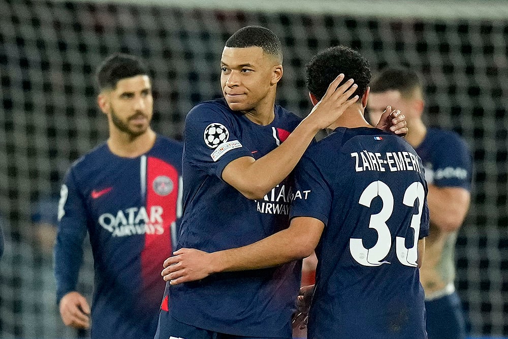 | Photo: AP/Christophe Ena : UEFA Champions League 2023-24: PSG vs Real Sociedad