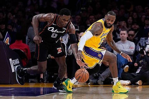 NBA 2023-24: Los Angeles Lakers vs Detroit Pistons