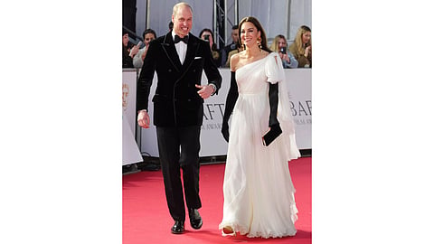 Prince and Princess of Wales at 2023 BAFTA