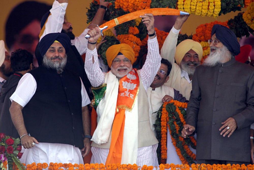 Photo: Gurpreet Singh/Hindustan Times via Getty Images : Narendra Modi