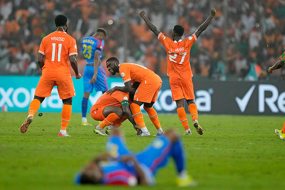 | Photo: AP/Sunday Alamba : Africa Cup Of Nations Semi-Final: Ivory Coast vs DR Congo