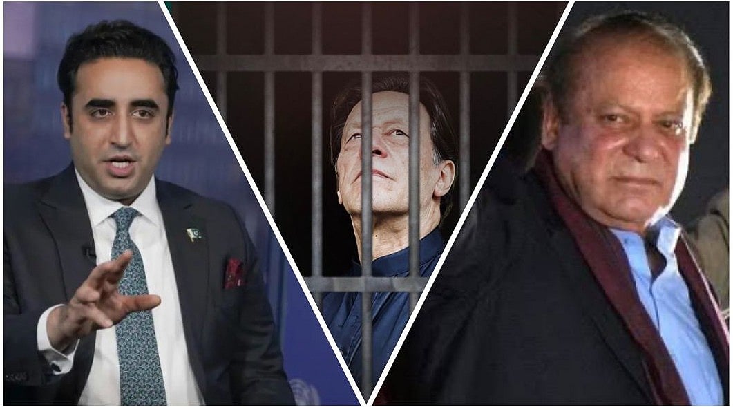 (Photo: AP, PTI Official/Collage by Outlook India) : Pakistan General Election 2024: Major Political Parties | 