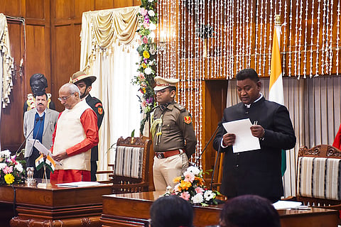 Oath ceremony of new Jharkhand Govt