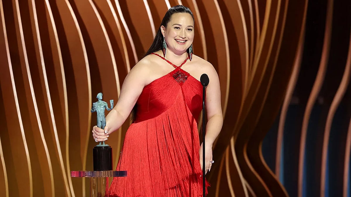 X : Lily Gladstone at 30th SAG Awards