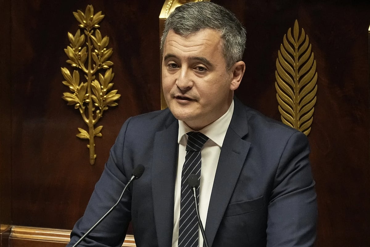 AP : French Interior Minister Gerald Darmanin. |
