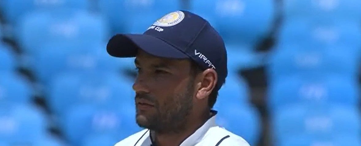 Screengrab (BCCI) : Sheldon Jackson was unbeaten on 48. In the first innings, he scored 116.