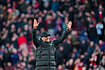 End Of The Season: Farewell, Herr Klopp AP Photo/Jon Super : Liverpool's manager Jurgen Klopp celebrates at the end of the English Premier League soccer match between Liverpool and Burnley |