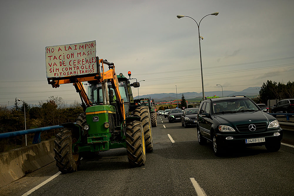 Spain Farmers protest