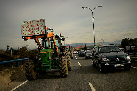 Spain Farmers protest