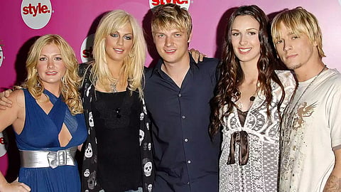 Bobbie Jean, Leslie, Nick, Angel, Aaron Carter in 2012