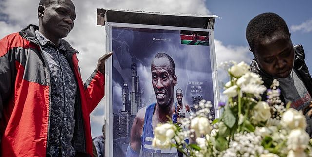 Funeral of Kelvin Kiptum in Kenya. - Photo Courtesy: X/ @runnersworld