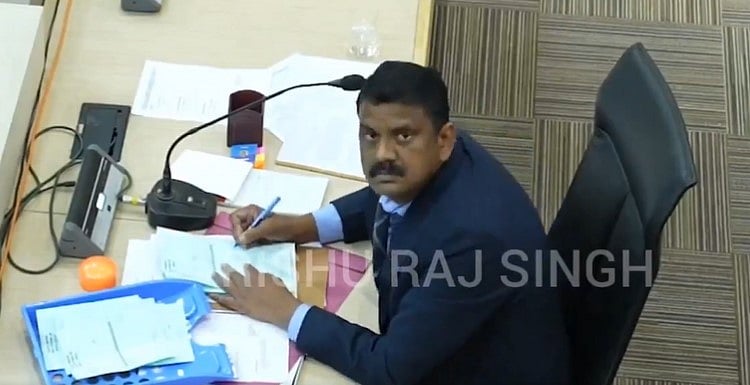 Screen grab from video posted on X/@rishuraj_chd