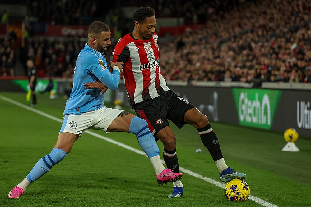 English Premier League: Brentford vs Manchester City