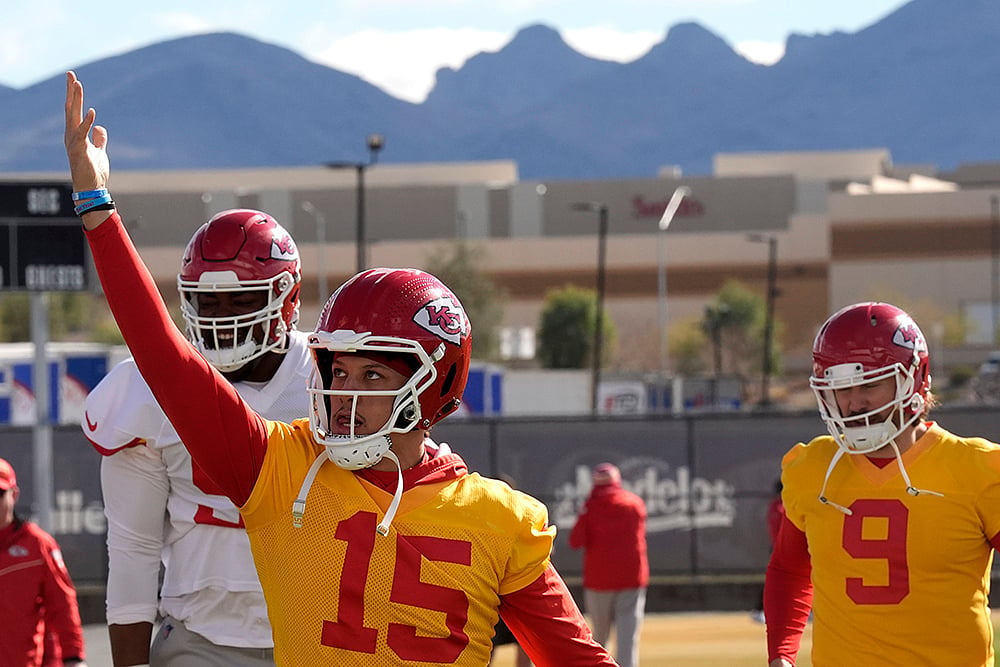 Super Bowl LVIII: Kansas City Chiefs practice