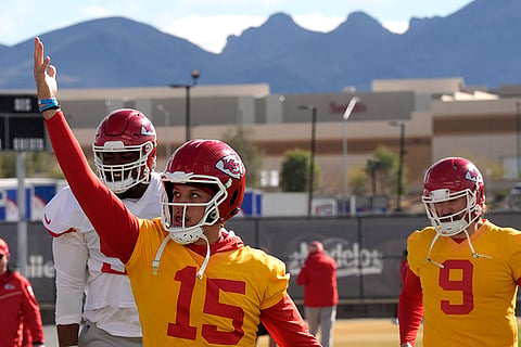 Super Bowl LVIII: Kansas City Chiefs practice