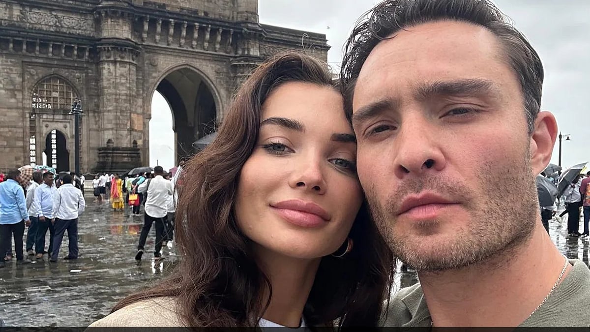 NDTV : Amy Jackson with Ed Westwick