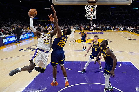 NBA: Los Angeles Lakers vs Golden State Warriors