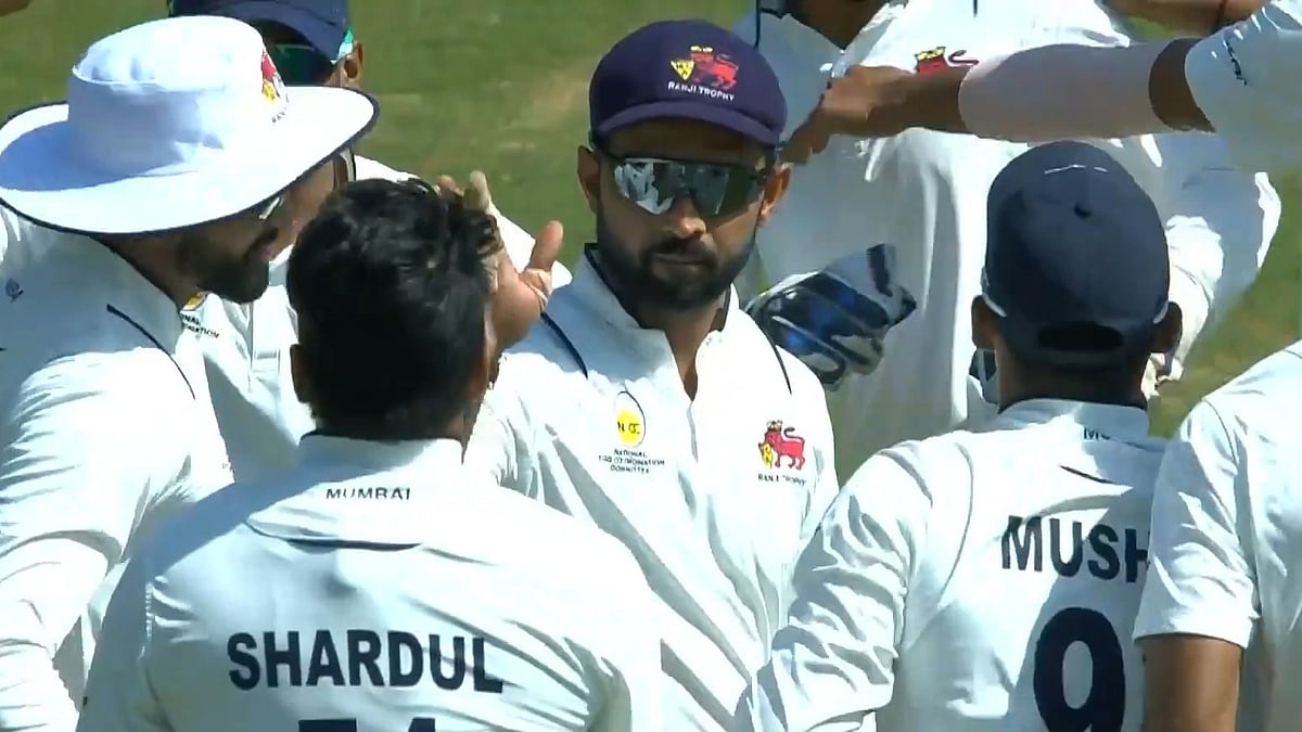 Anjikya Rahane's leadership skills have proven to be second to none as the old warhorse used his resources pretty well to take Mumbai to their 48th Ranji Trophy final. - Screengrab (BCCI)