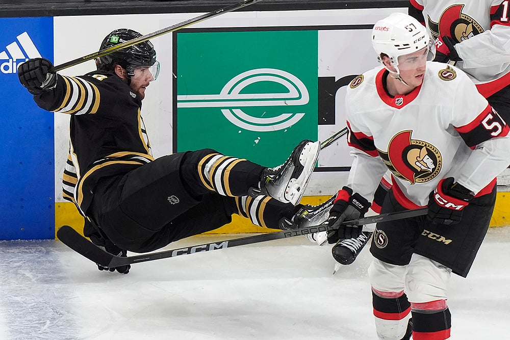 NHL: Boston Bruins vs Ottawa Senators
