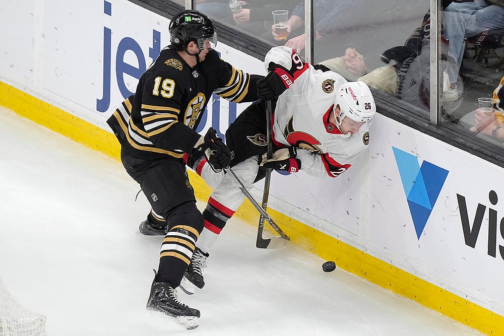 NHL: Boston Bruins vs Ottawa Senators