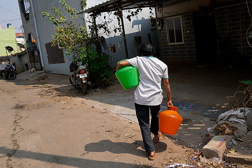 Bengaluru Water Crisis - | Photo: AP/Aijaz Rahi